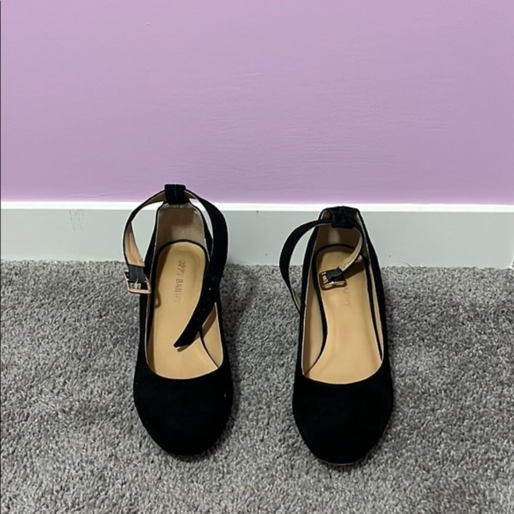 Poppy Barley Mary Janes leather